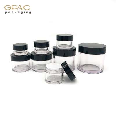 3g 5g 10g 15g 20g 30g 50g 80g PETG Cosmetic Jars for Powder & Cream