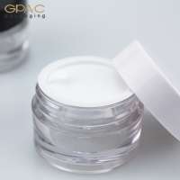 10g Mini PETG Plastic Cream Jar Makeup Container for Lip Balm Eyeliner Cream Eyeshadow